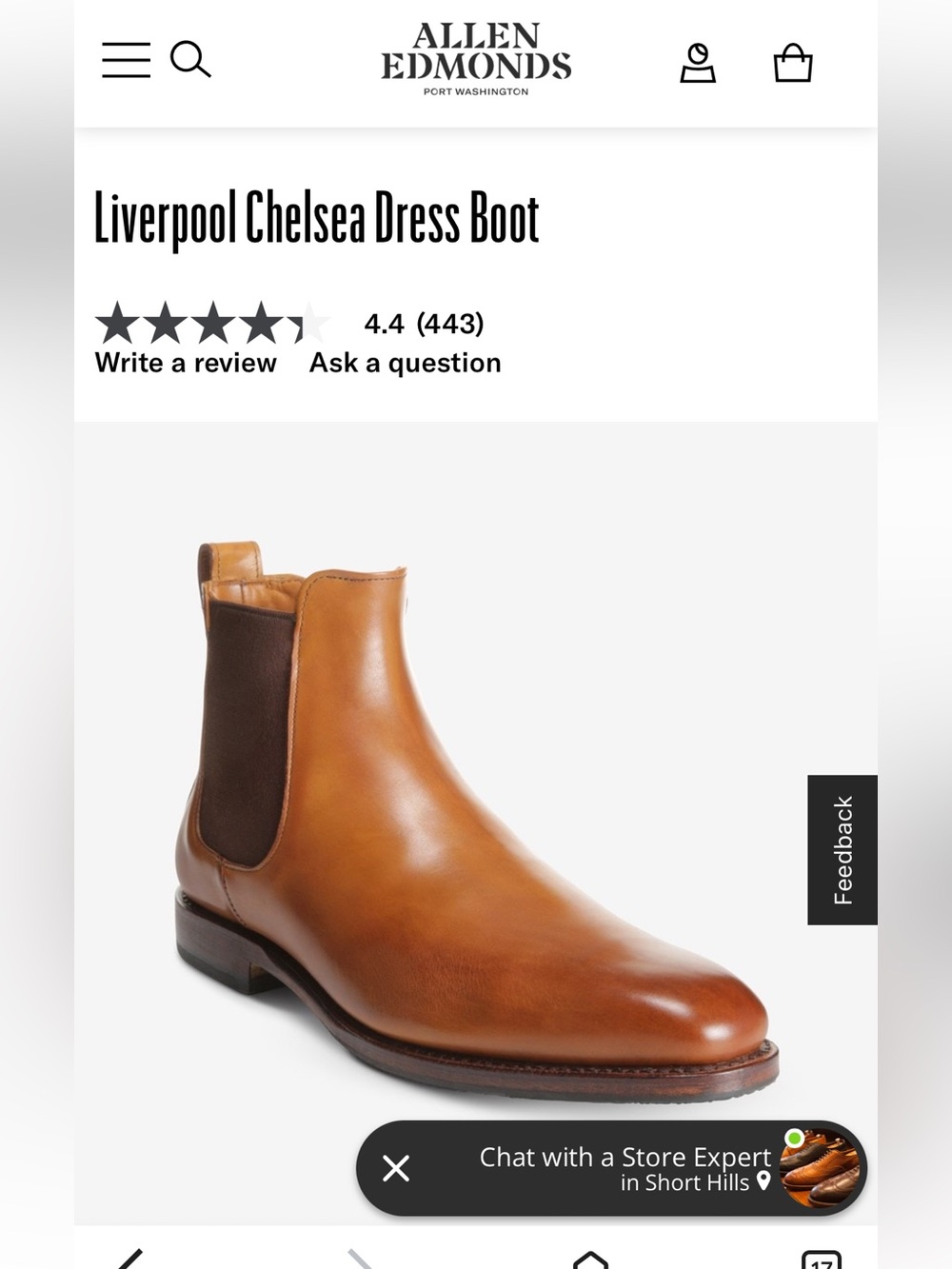 Allen Edmonds Liverpool Chelsea Dress Boots - Picture 12 of 12